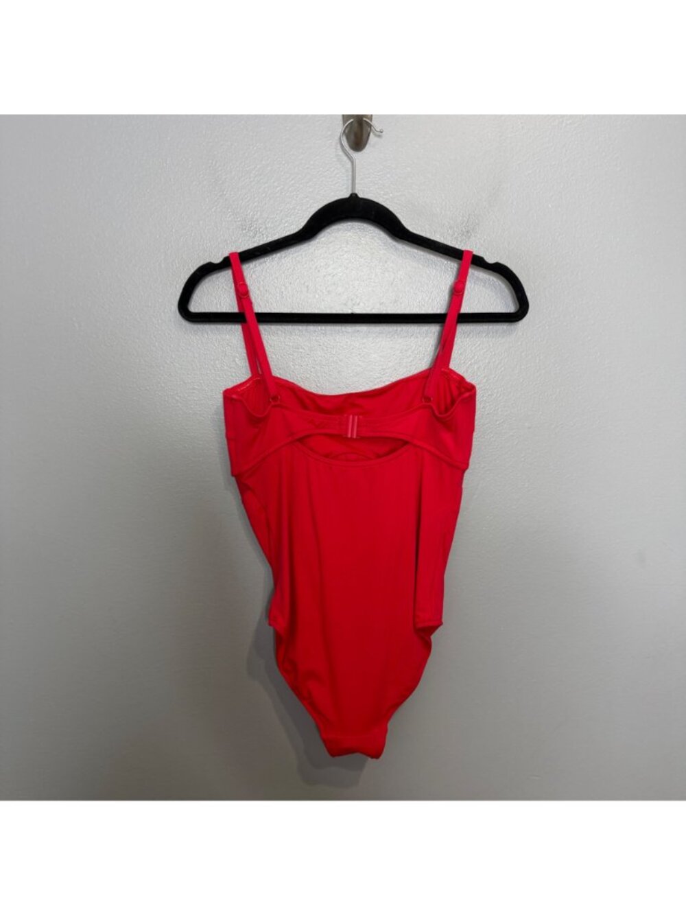 SEAFOLLY petal edge one piece swimsuit in chili red size US 8 DD - Picture 6 of 10